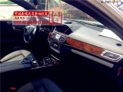 奔馳E300L為上牌就急著改裝法國勁浪美國IFI汽車音響