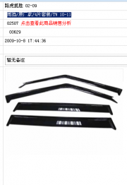 [商品--外觀改裝裝飾]路虎攬勝 雨擋/原廠款/4片套裝/TW 10-11