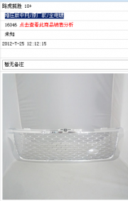 [商品--外觀改裝裝飾]路虎攬勝 10+ 增壓版中網(wǎng)/原廠款/全電鍍