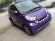 smart9900系列汽車(chē)改色亮光紫車(chē)身貼膜效果