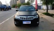 斯巴魯森林人汽車改色效果之亞光黑車身貼膜