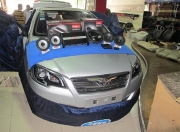 佛山豐田卡羅拉汽車音響改裝，四門隔音——順德道聲