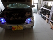 北京專業(yè)燈光升級(jí)別克GL8改裝雙光透鏡氙氣燈實(shí)體店