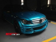 奔馳C級改裝wald大包圍套件C180改裝