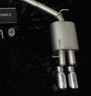 [進(jìn)排氣] 新款?yuàn)W迪A4L改裝giantsource遙控閥門中尾段