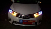 廈門卡羅拉車燈改裝升級