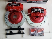 奧迪Q5改裝BREMBO剎車鮑魚套裝效果不錯上圖啦