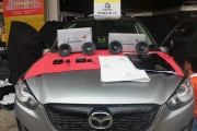 廣西南寧偉強(qiáng)汽車改裝（馬自達(dá)CX-5全車獅龍隔音+聲瑯音響...