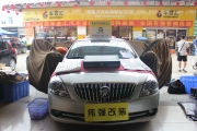 廣西南寧偉強(qiáng)汽車改裝（別克凱越改裝聲瑯音響+全車獅龍...