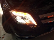 天津奔馳GLK260升級高配大燈無損安裝天津小呂作業(yè)分享