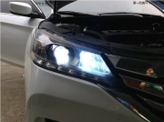 寧波改燈 本田9代雅閣升級(jí)全新海拉5透鏡（騰龍改燈）