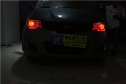 聊城梁子車燈音響  五菱面包也瘋狂 改原裝Q5 聊城改燈 聊.