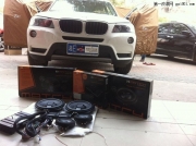 邵陽靚音坊汽車音響 寶馬X3改裝德國MATCH音響