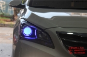 <合肥改燈>現(xiàn)代名圖合肥車(chē)燈改裝海拉5藍(lán)色惡魔眼