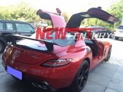 [外觀] 奔馳SLS AMG R197改裝BLACK SERIE雙層碳纖維尾翼 SLS碳纖大尾翼
