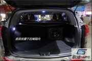 武汉智跑汽车音响改装 改美国霸克PX650 圣美歌VS160.4