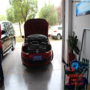 <合肥改燈>大眾Polo合肥車(chē)燈改裝小糸Q5雪萊特D2S藍(lán)天使紅惡魔