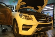 奔馳ML350改裝汽車音響，完整了整個音響系統(tǒng)——杭州道聲