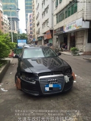 奧迪a6燈光升級德國海拉3透鏡  深圳光速車改