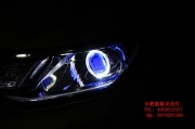 <合肥改燈>起亞K2合肥車燈改裝小糸Q5白天使藍(lán)惡魔