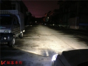 深圳沙井改燈現(xiàn)代名圖大燈改裝升級LED淚眼，氙氣燈