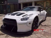 [外觀] 日產(chǎn)GTR改裝LB寬體大包圍 GTR安裝LB PERFORMANCE寬體套件尾翼