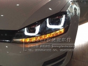 大眾高爾夫七改高七R大燈總成