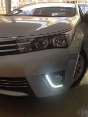 新卡羅拉改裝專車專用日行燈  深圳光速車改改燈