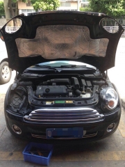 寶馬mini燈光更換博世透鏡 深圳光速車改改燈