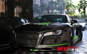 [外觀] 奧迪R8改裝PPT碳纖維寬體大包圍 R8改裝全車(chē)寬體包圍