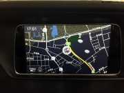 奔馳E260導航倒影軌跡雷達