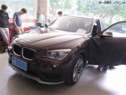 廣州寶馬X1音響改裝 極速汽車音響勁浪PS165F三分頻改裝寶馬X1