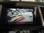 天津欧娜车品奔驰ML400安装倒车影像轨迹雷达