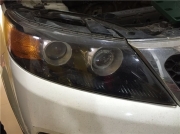 起亞索蘭托車燈二次升級選擇沃德燈改實現(xiàn)4近光4遠光處理...