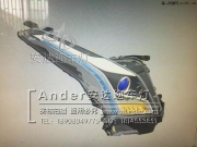 凱迪拉克ATS-L升級副廠大燈總成日間行車燈