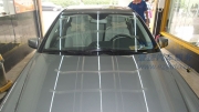 杭州奔驰C260全车玻璃贴膜，龙膜汽车隔热防爆膜