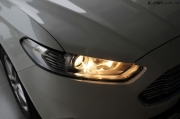 蒙迪歐合肥車燈改裝小糸Q5歐司朗CBI氙氣燈LED流光淚眼日行燈
