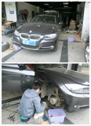 千里來尋音--桂林寶馬325音響改裝曼斯特-廣州德樂音響