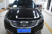 本田雅閣臺(tái)州至上音樂(lè)汽車(chē)音響改裝德國(guó)FLUX 佛倫詩(shī)