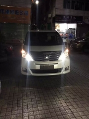 保姆車燈光升級德國海拉5透鏡  深圳光速車改改燈