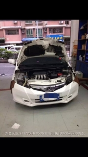 飛度燈光升級q5透鏡  深圳光速車改改燈