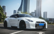 [外觀] 日產(chǎn)GTR改裝LB Performance寬體大包圍 尼桑GTR R35改裝LB大包圍尾翼排氣