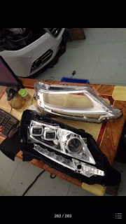 新奧德賽燈光升級(jí)德國海拉5透鏡   深圳光速車改改燈