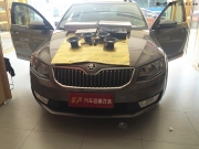 深圳享聲汽車音響改裝斯柯達改裝德國彩虹案例分享