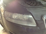 濟南伯樂燈光升級奧迪A6升級小改款大燈 原裝高...