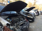 西寧奧迪A6原車低配鹵素?zé)羯?jí)高配海拉雙光透鏡氙氣燈案例