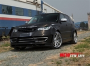 [外觀] 最新款攬勝運(yùn)動版改裝lumma寬體大包圍套件改裝寬體前杠后杠