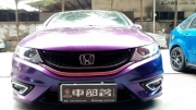本田杰德“變色藍(lán)紫”車身貼膜，讓愛車隨心而變！