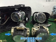 深圳光行天下之奧迪Q7大燈升級