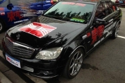 廣州奔馳音響改裝  魔術(shù)師德國零點喇叭改裝奔馳C200
